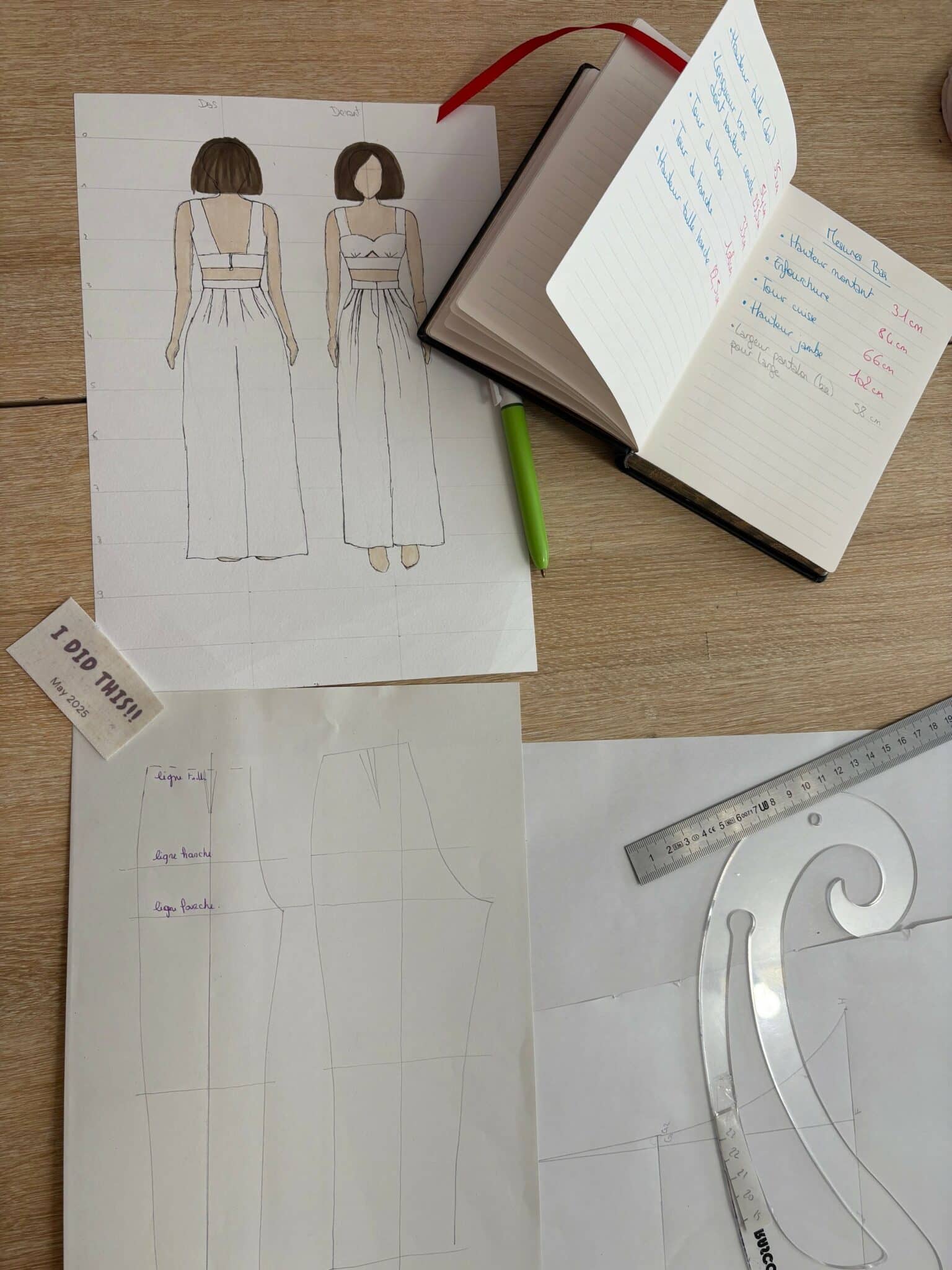 Atelier modélisme paris - Patron de pantalon large