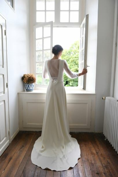 EUgénie robe de mariéé dos