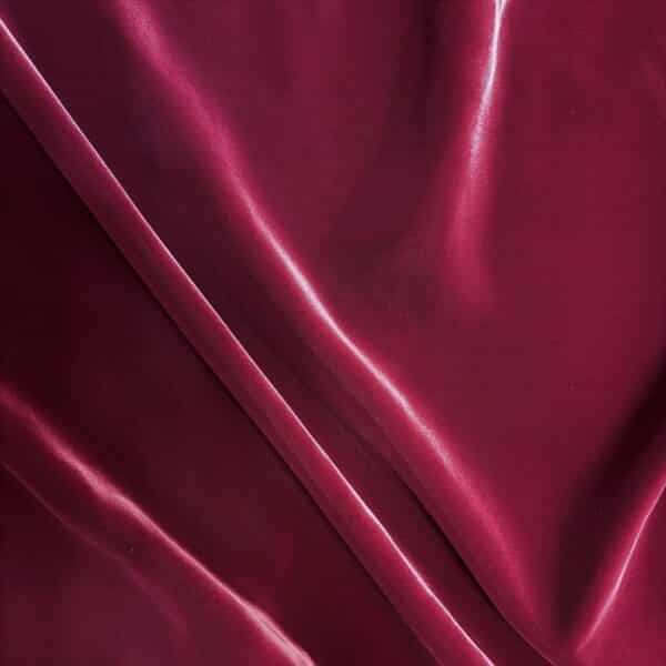 Velours ras burgundy – Tissu au mètre – Doux & Naturel – Largeur 110 cm
